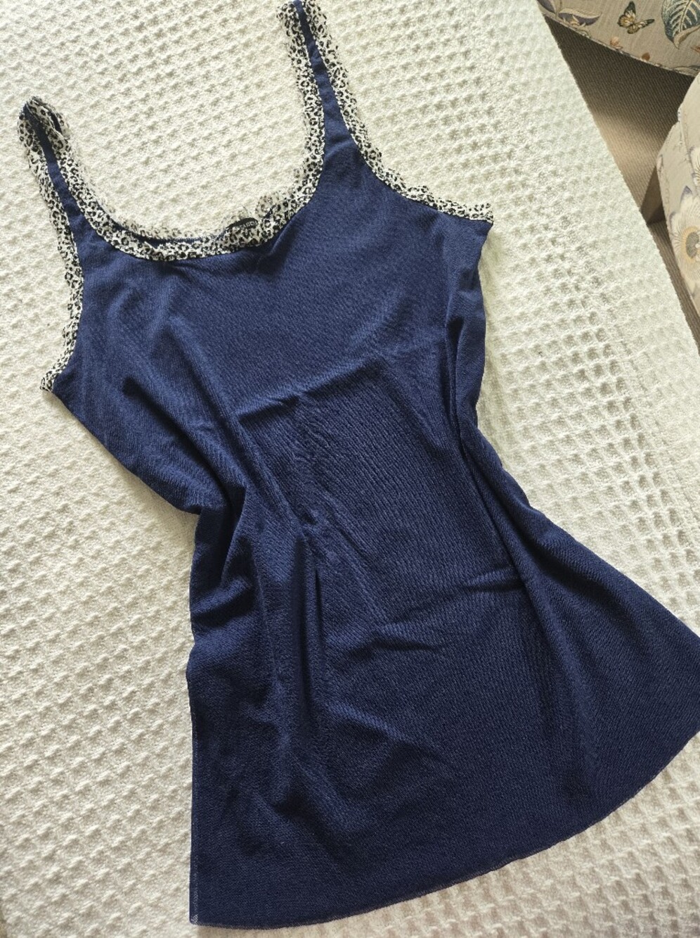 Cosabella Blue Lace-Edged Camisole